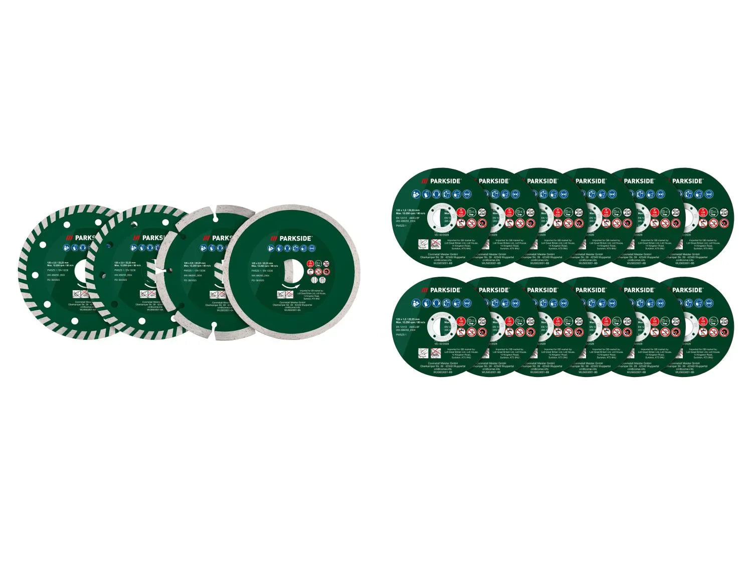 PARKSIDE Set de disques diamant ou Disques  trononner