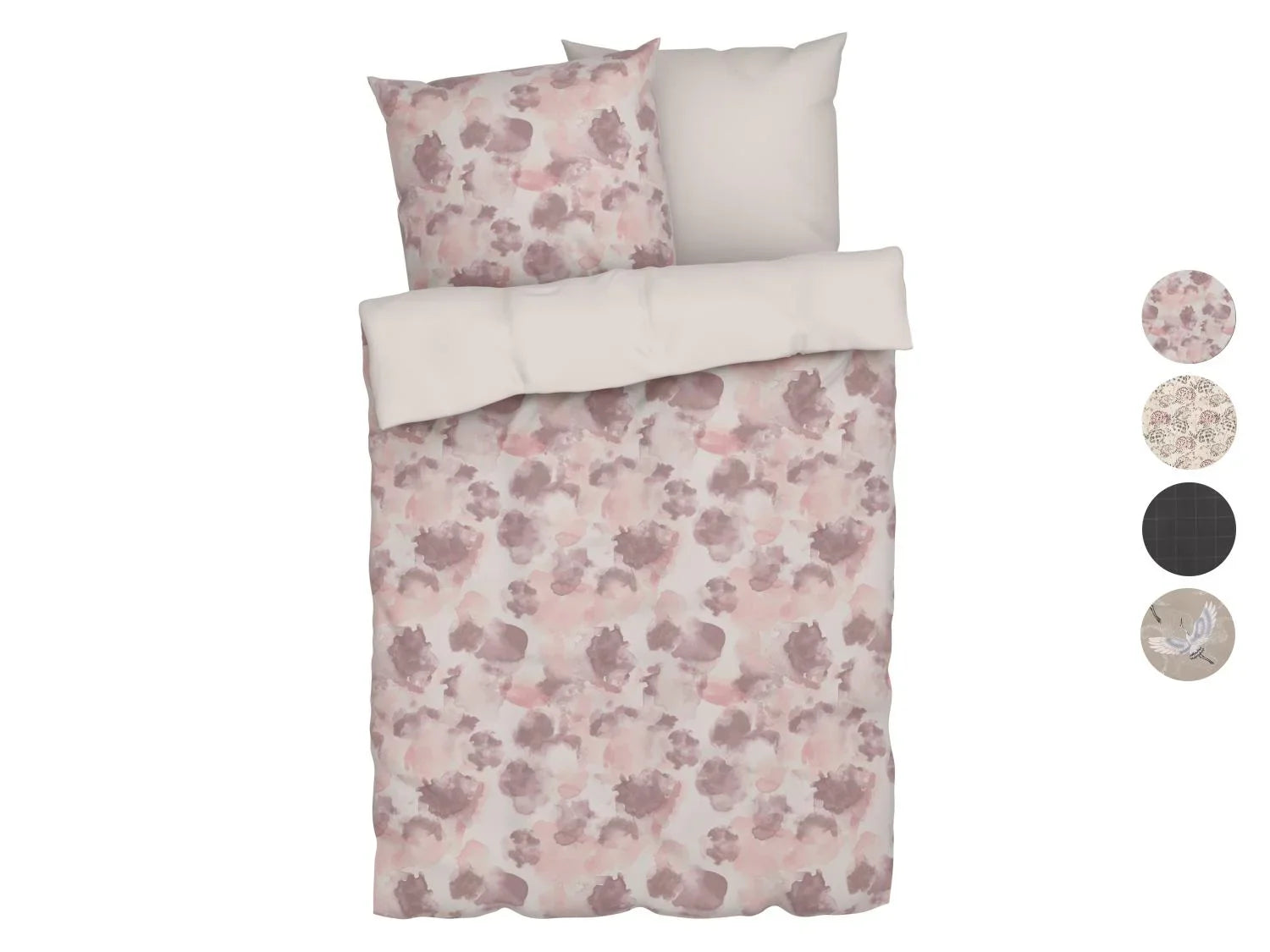 LIVARNO home Parure de lit en satin rversible, 260 x 240 cm
