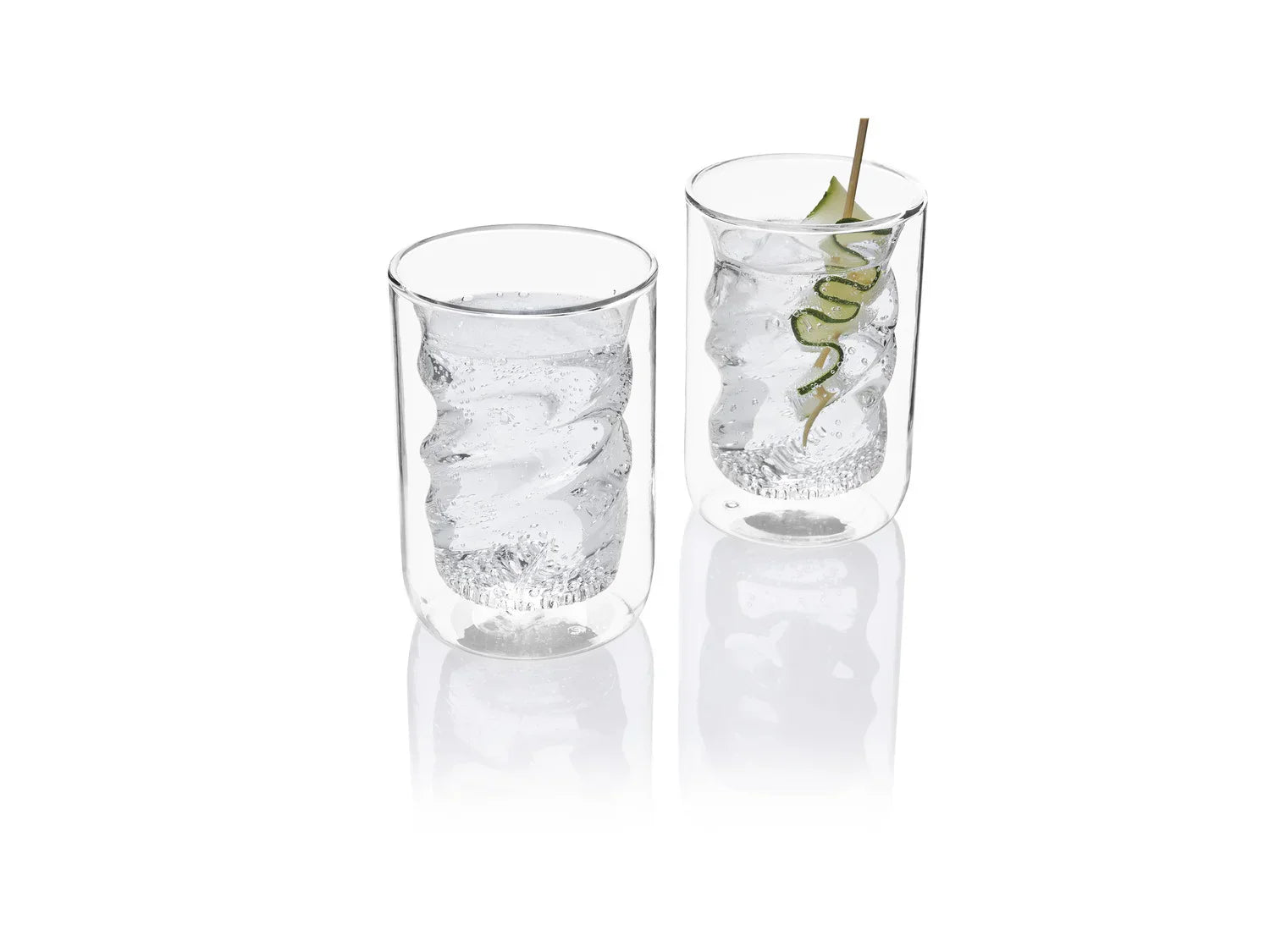 ERNESTO Lot de 2 verres  double paroi