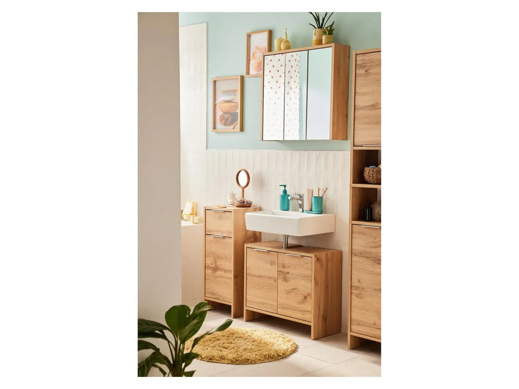 LIVARNO home Meuble sous vasque Verona, 64,1 x 54,8 x 27,7 cm, imitation chne