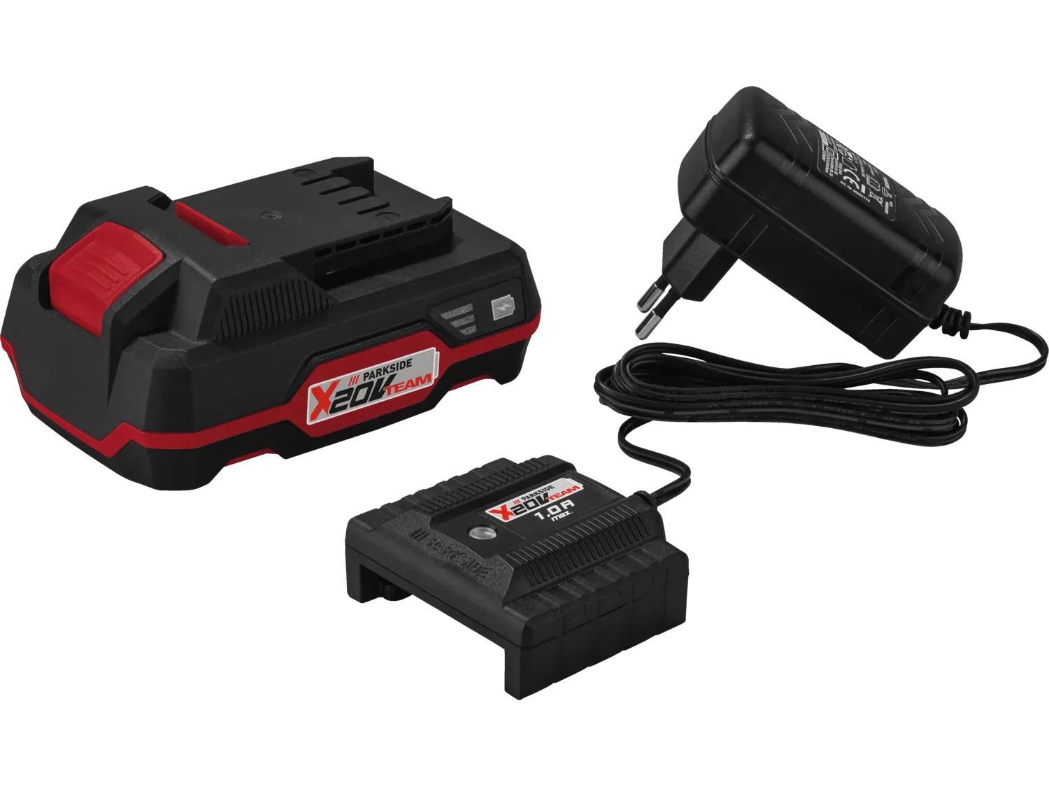 PARKSIDE Set perceuse-visseuse sans fil PBSSA 20-Li A1 + batterie + chargeur, 20 V