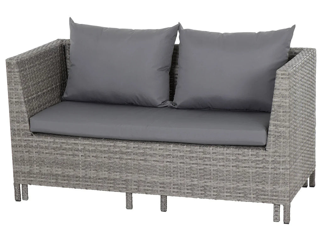 Gardamo Ensemble de jardin Vigo Lounge, 4 pices, gris