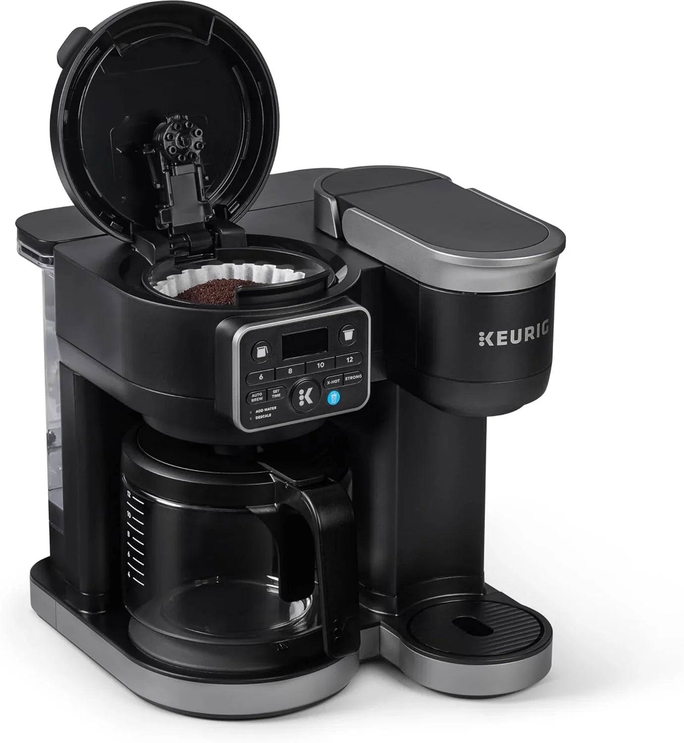 Keurig K-Duo Hot & Iced Single Serve & Carafe Coffee Maker MultiStream Technology 72oz Reservoir