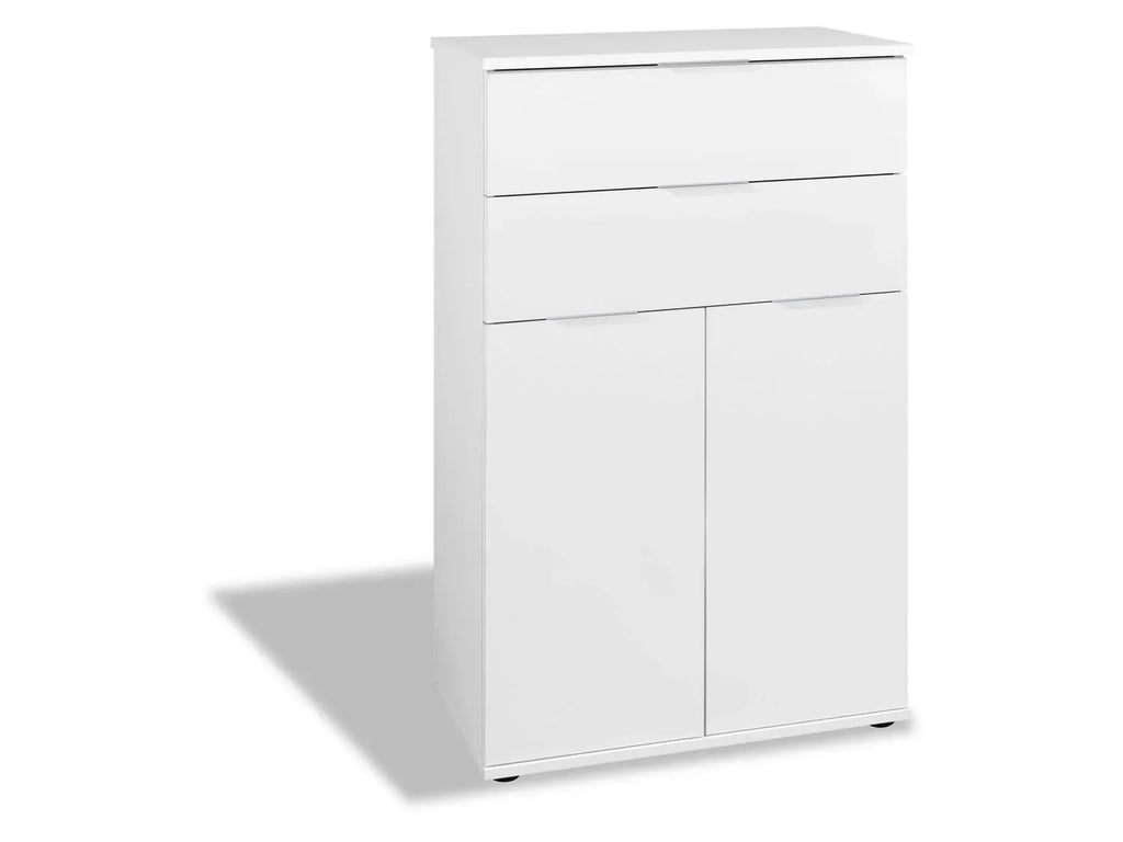 LIVARNO home Meuble bas Liverpool, 57,6 x 94,8 x 32,9 cm, blanc