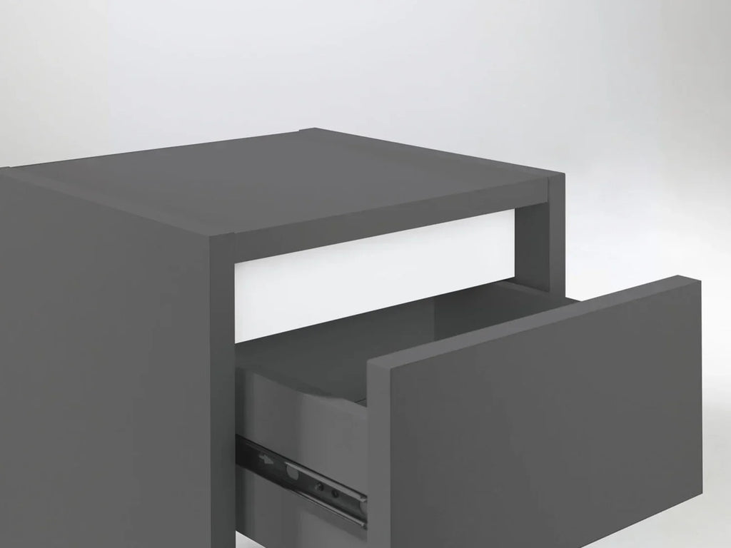LIVARNO home Armoire latrale de salle de bains Oslo, 32 x 99 x 30 cm, anthracite