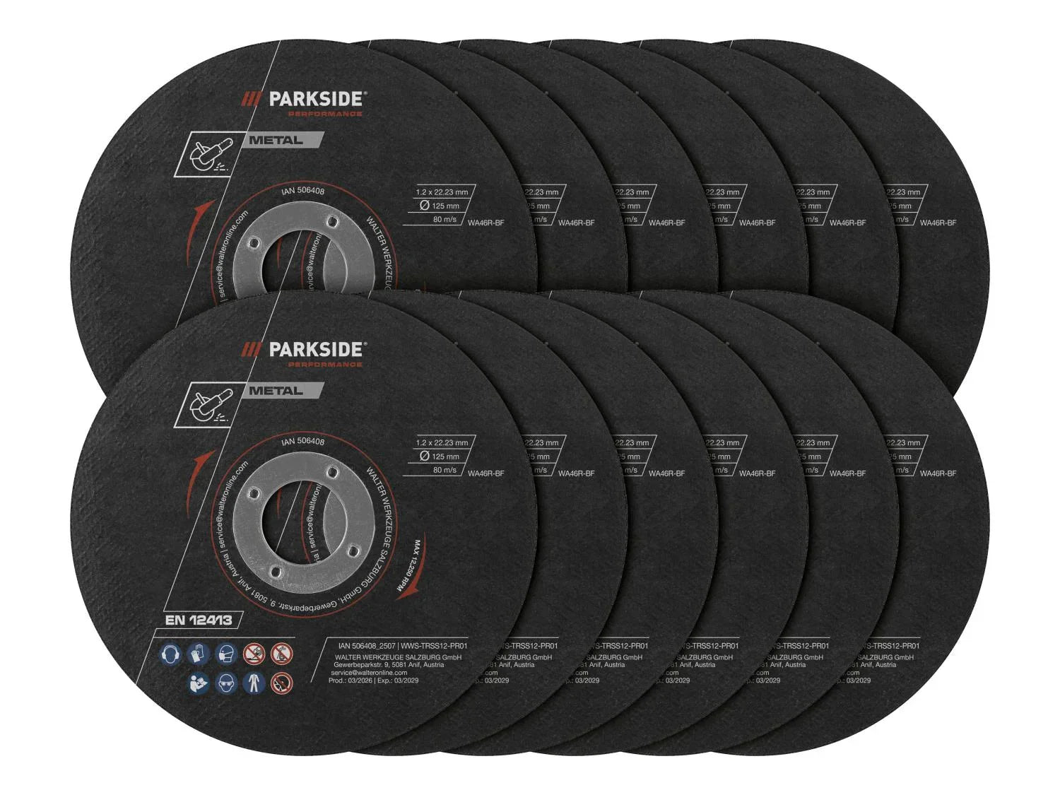 PARKSIDE PERFORMANCE Disque(s)  mtal,  125 mm