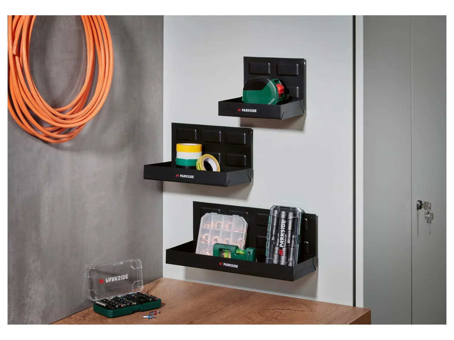 PARKSIDE Set de supports magntiques