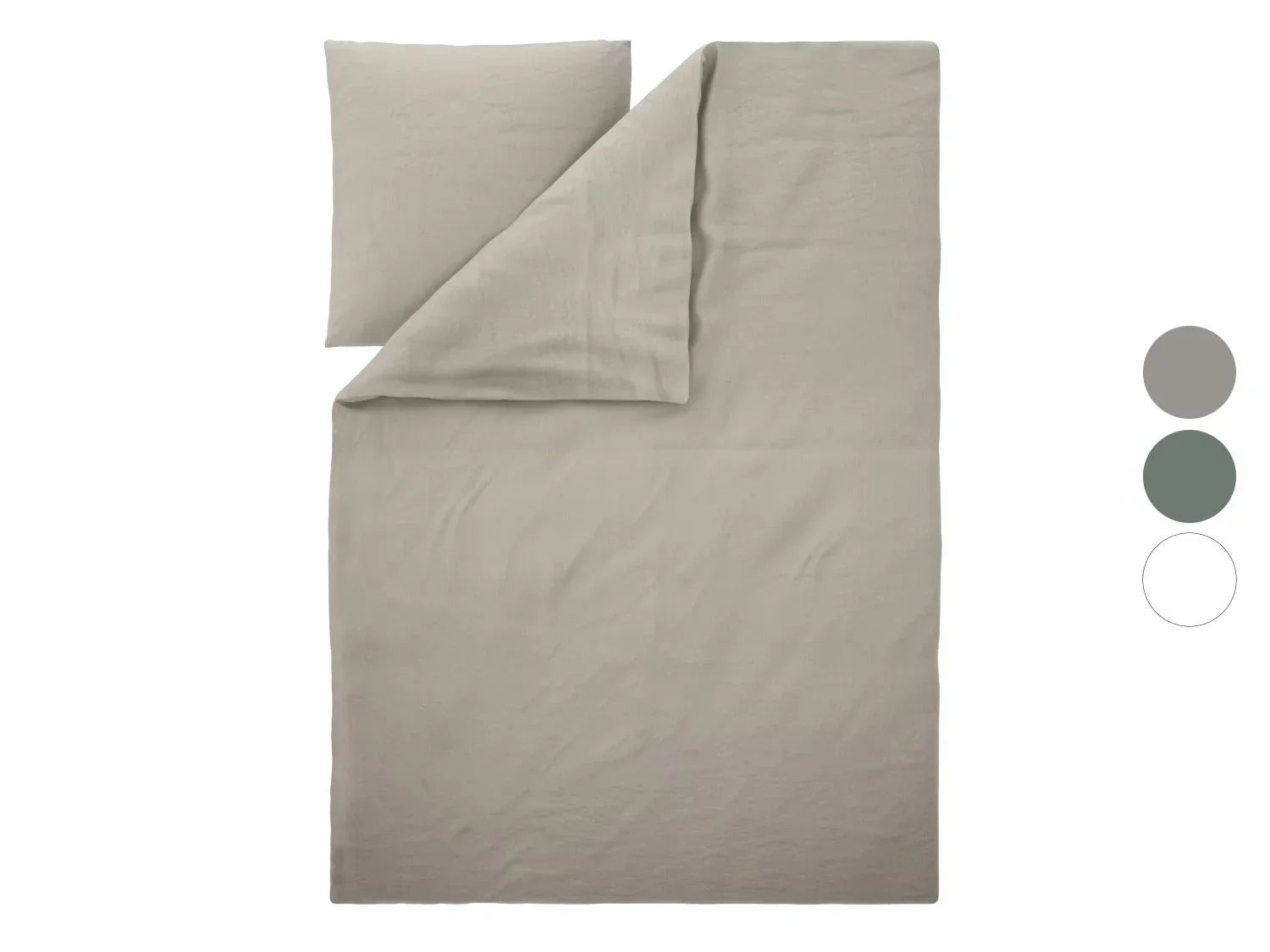 LIVARNO Parure de lit Premium en coton et lin, 140 x 200 cm