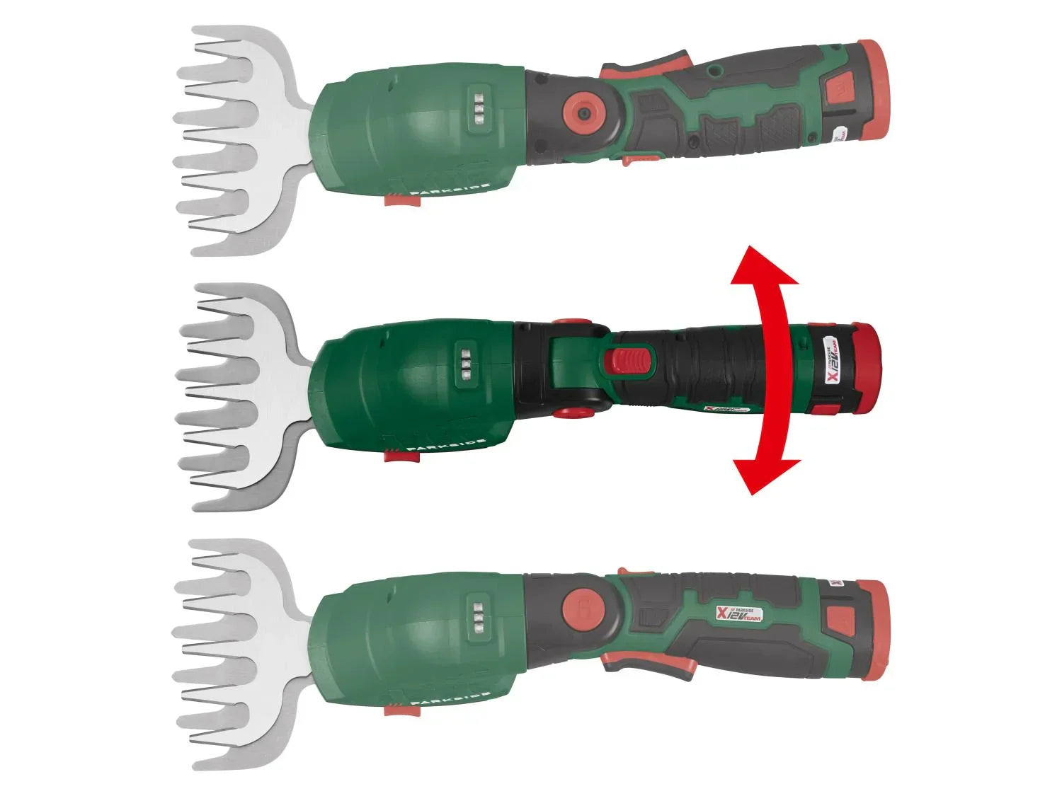PARKSIDE Coupe-bordures/taille-haies sans fil PGSA 12 B1, 12 V