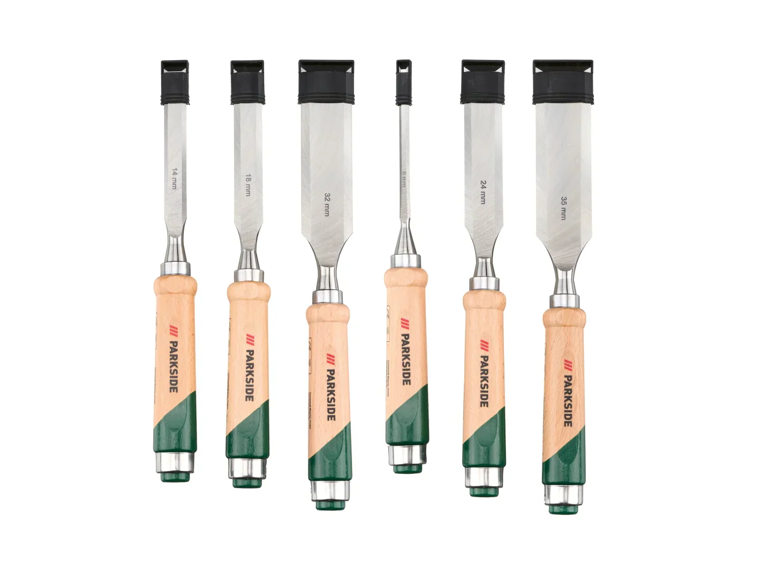 PARKSIDE Set de ciseaux  bois, 6 pices