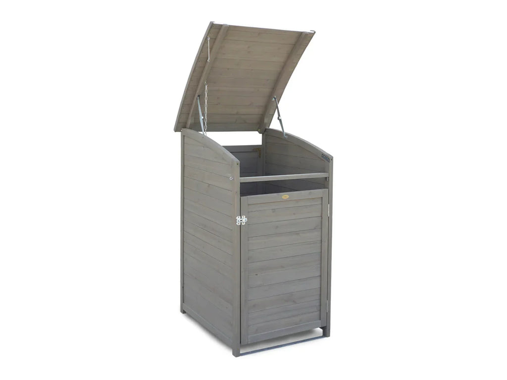 HABAU Cache-poubelle en bois, 120 L