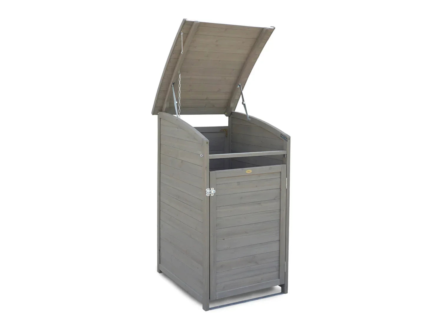 HABAU Cache-poubelle en bois, 120 L