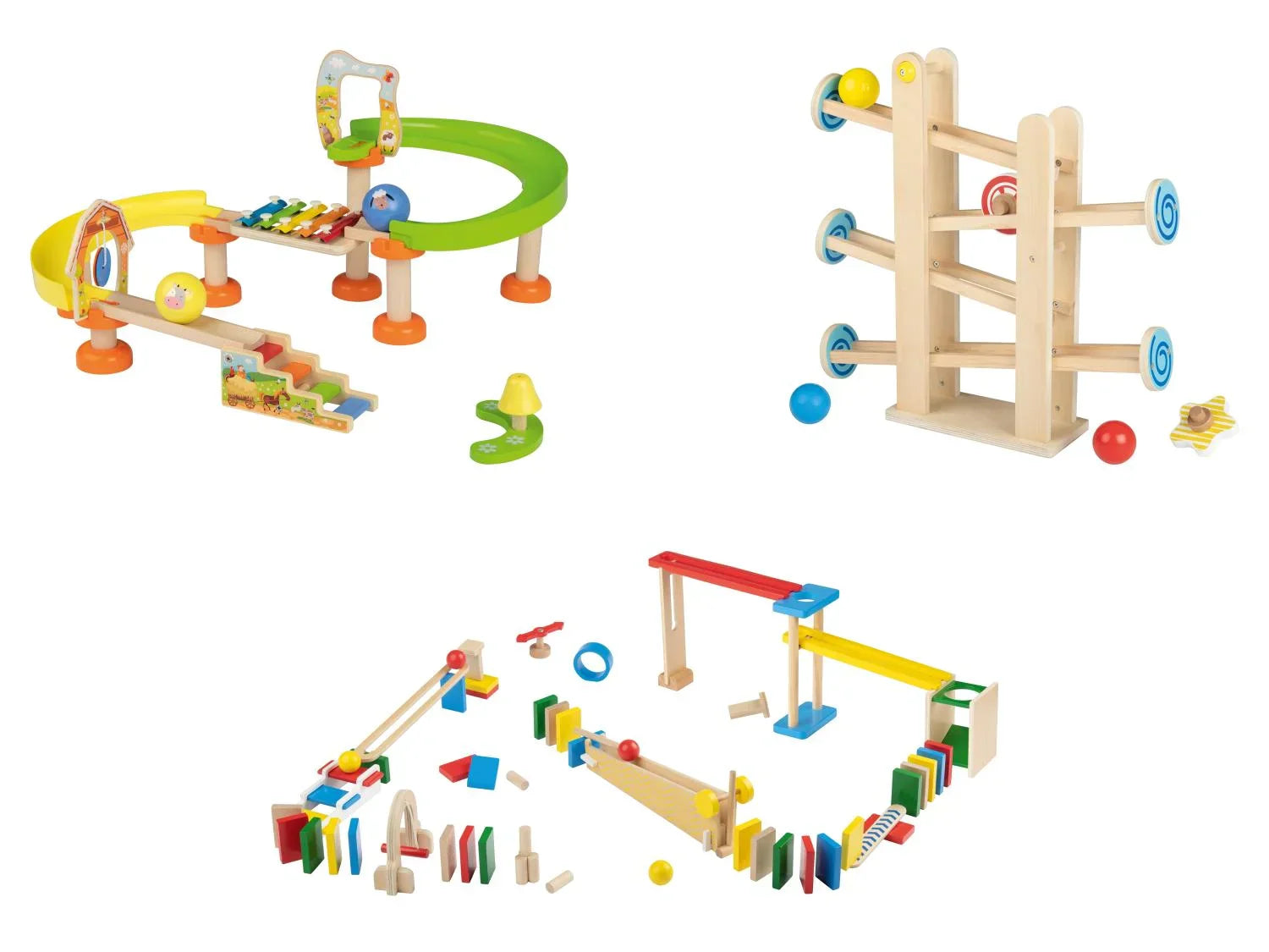 Playtive Circuit  billes en bois