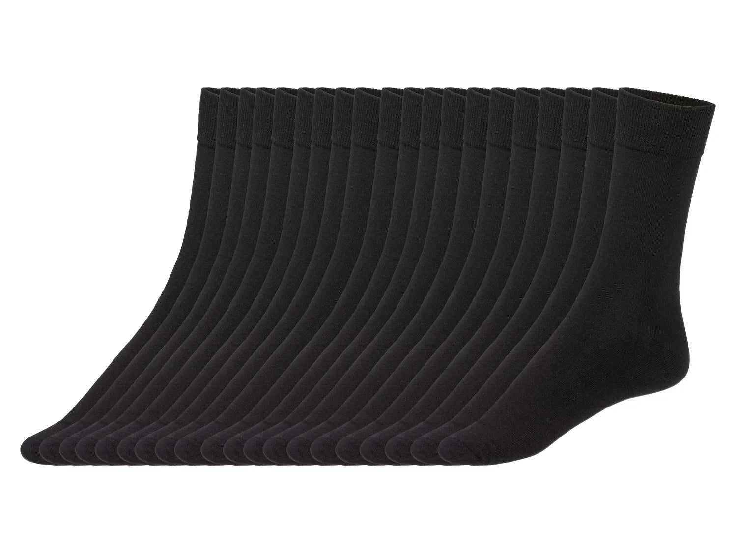 LIVERGY Lot de 20 paires de chaussettes homme