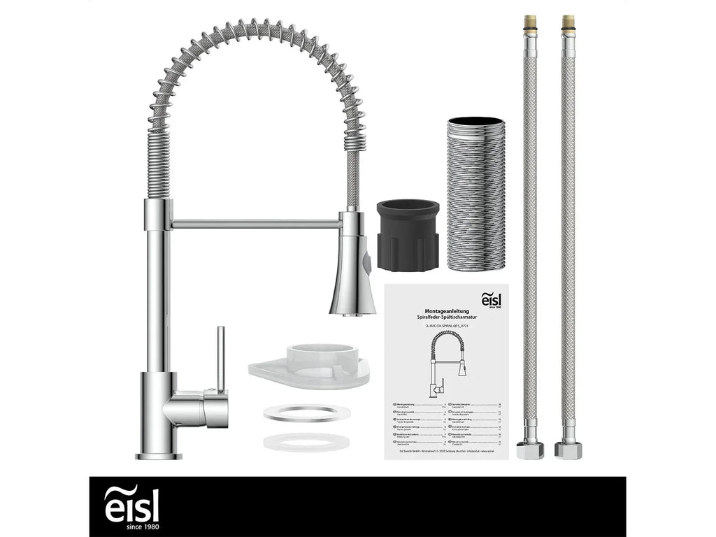 Eisl Mitigeur robinet de cuisine LEON, avec ressort en spirale