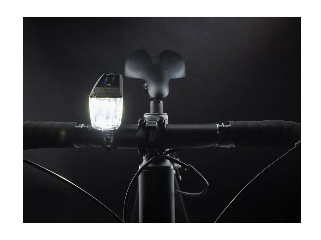 CRIVIT Kit clairage vlo LED, 90/70/30/15 Lux, batterie Li-ion, freinage d'urgence, 2 pices