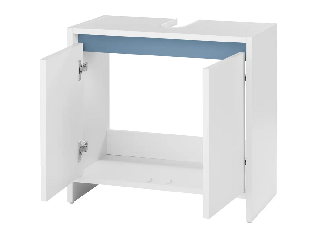 LIVARNO home Meuble sous-vasque Oslo, 60 x 55 x 28 cm, blanc