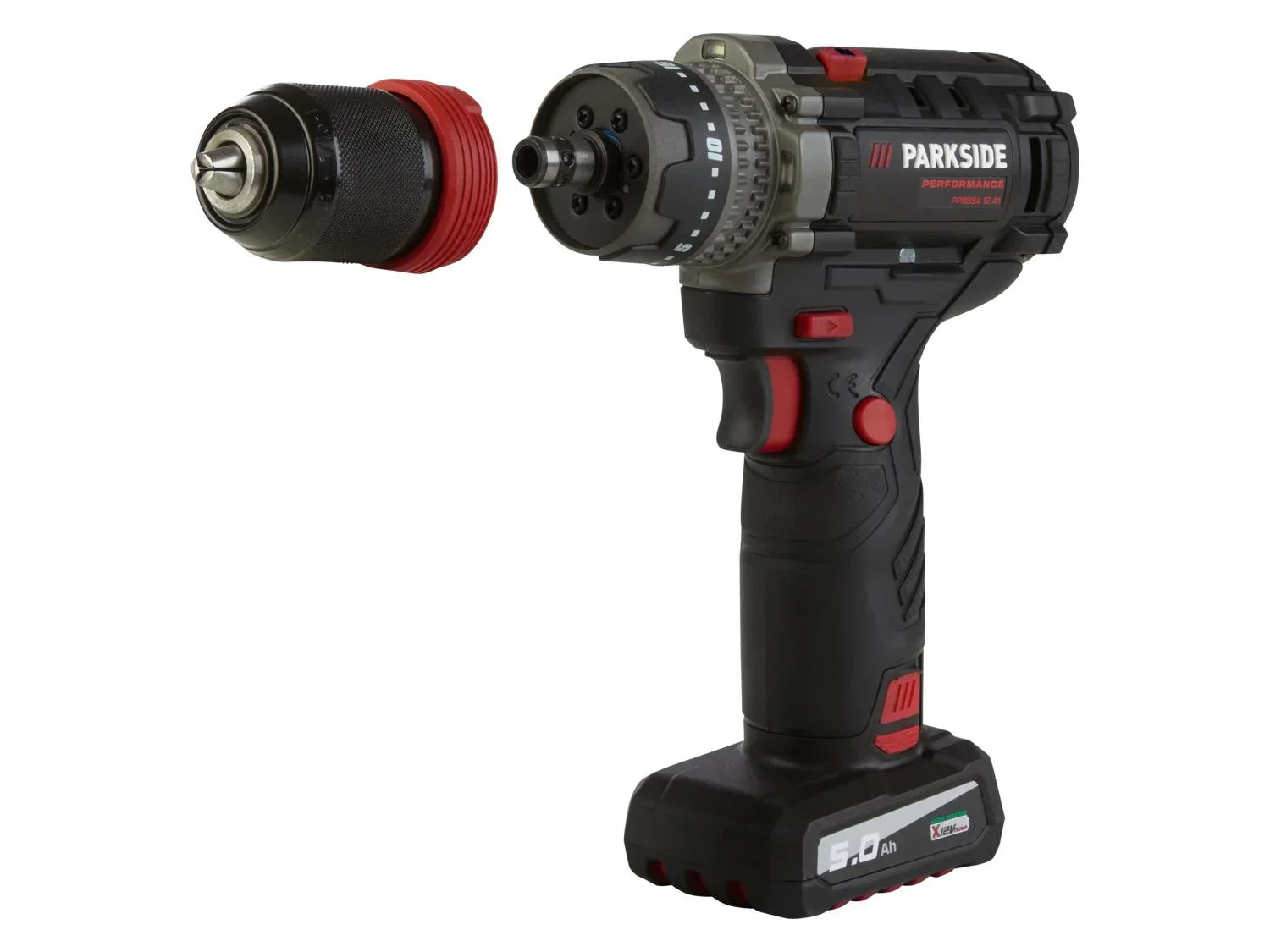 PARKSIDE PERFORMANCE Set perceuse-visseuse sans fil PPBSSA 12 A1 + batterie + chargeur, 12 V