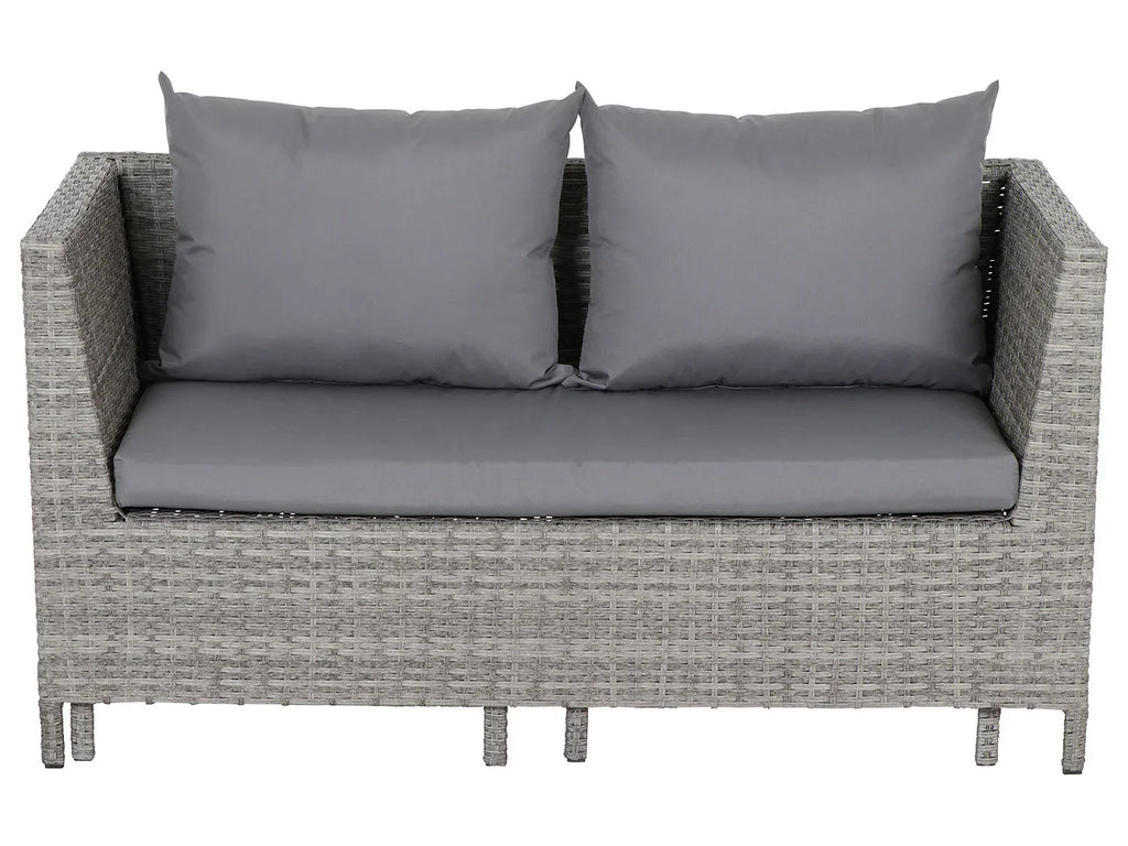 Gardamo Ensemble de jardin Vigo Lounge, 4 pices, gris