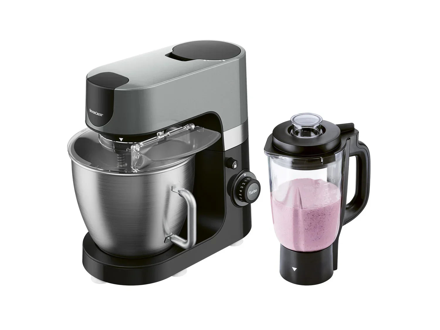 SILVERCREST KITCHEN TOOLS Robot de cuisine SKMP 1300 D3, 1300 W, 6,3 L