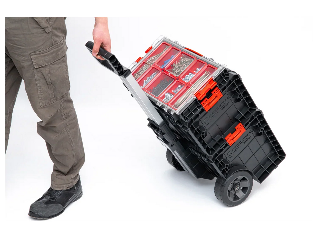 Qbrick System Kit caisse  outils sur roulettes, 3 pices
