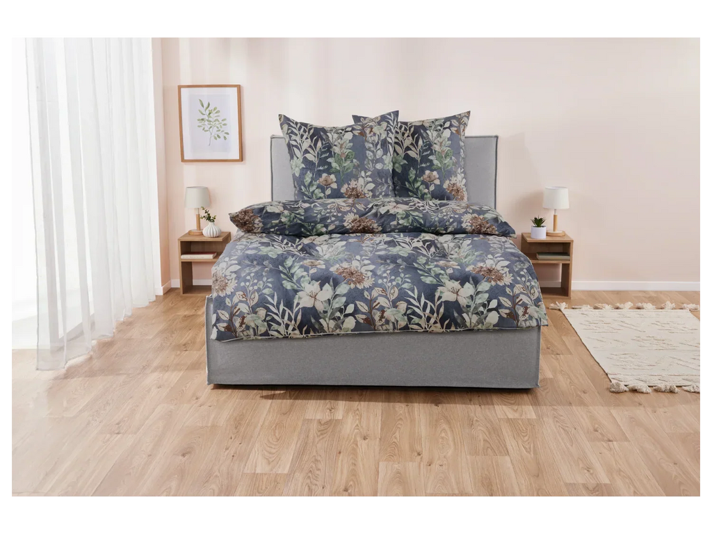 LIVARNO home Parure de lit en satin microfibre, 240 x 220 cm