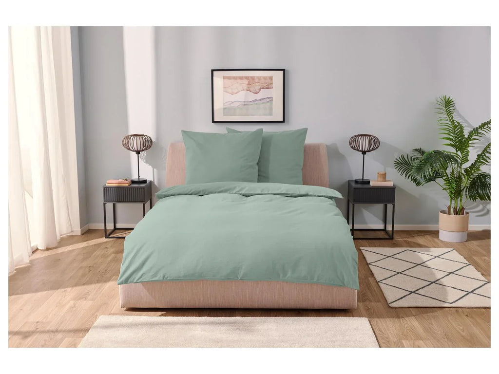 LIVARNO home Parure de lit en lin mlang, 260 x 240 cm