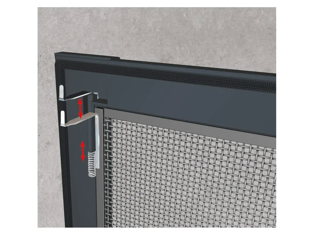 LIVARNO home Fentre moustiquaire en aluminium, 100 x 120 cm