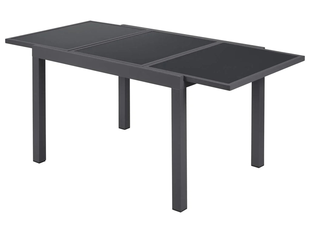 LIVARNO Table de jardin + Lot de 4 fauteuils en aluminium Houston