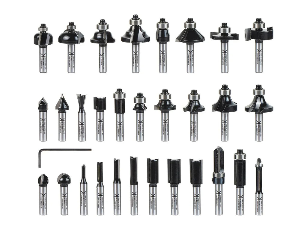 PARKSIDE Set de 30 embouts de fraisage