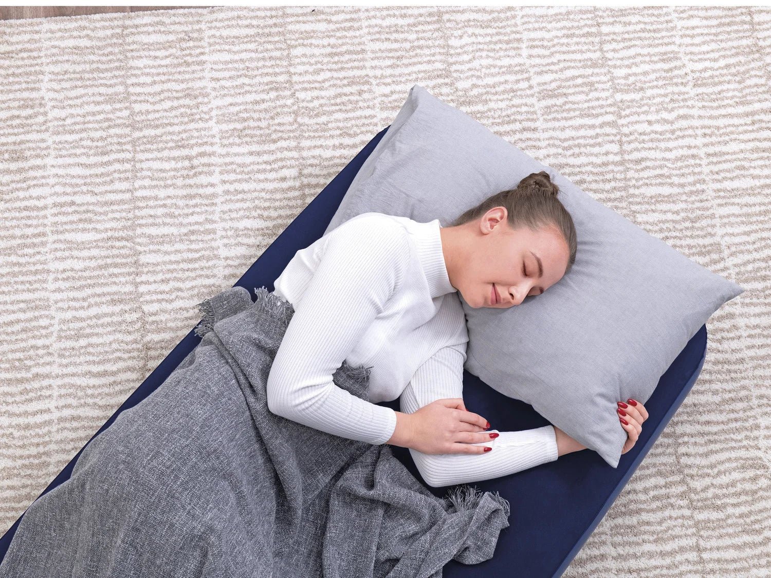 Bestway Matelas gonflable Blue Horizon Single, 185 x 76 cm