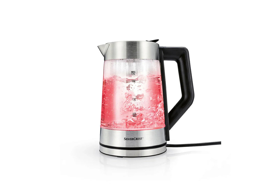 SILVERCREST KITCHEN TOOLS Bouilloire en verre, 1,7 L