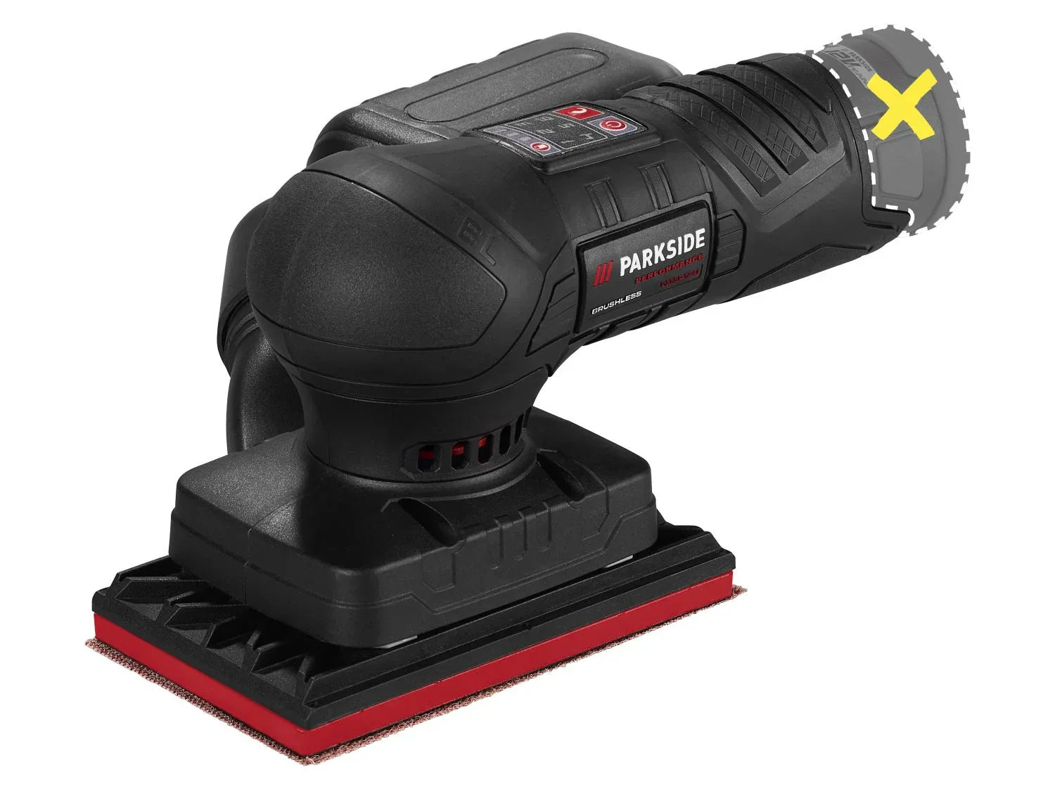PARKSIDE PERFORMANCE Ponceuse excentrique sans fil ou Ponceuse vibrante sans fil, 12 V
