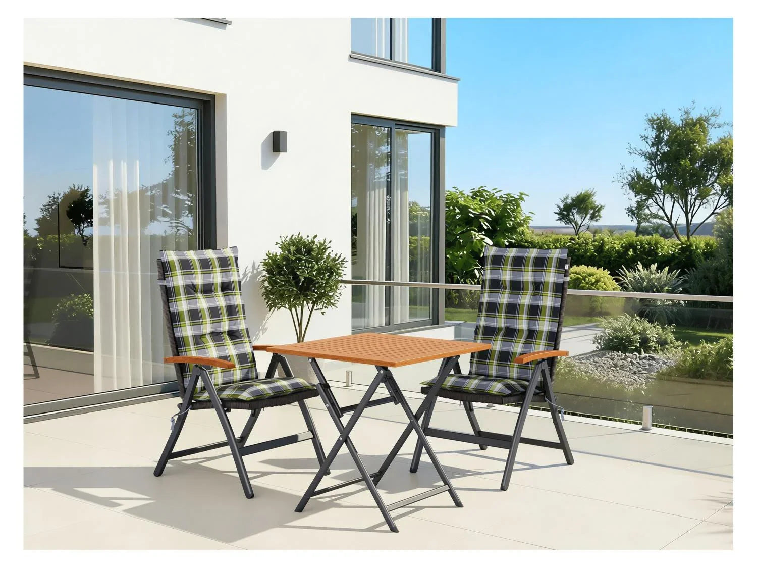 LIVARNO Table de jardin + Lot de 6 fauteuils Valencia