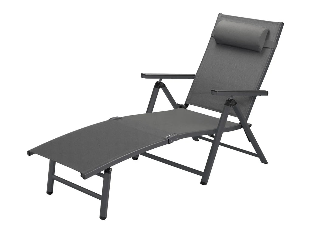 LIVARNO home Chaise longue en aluminium Houston, gris