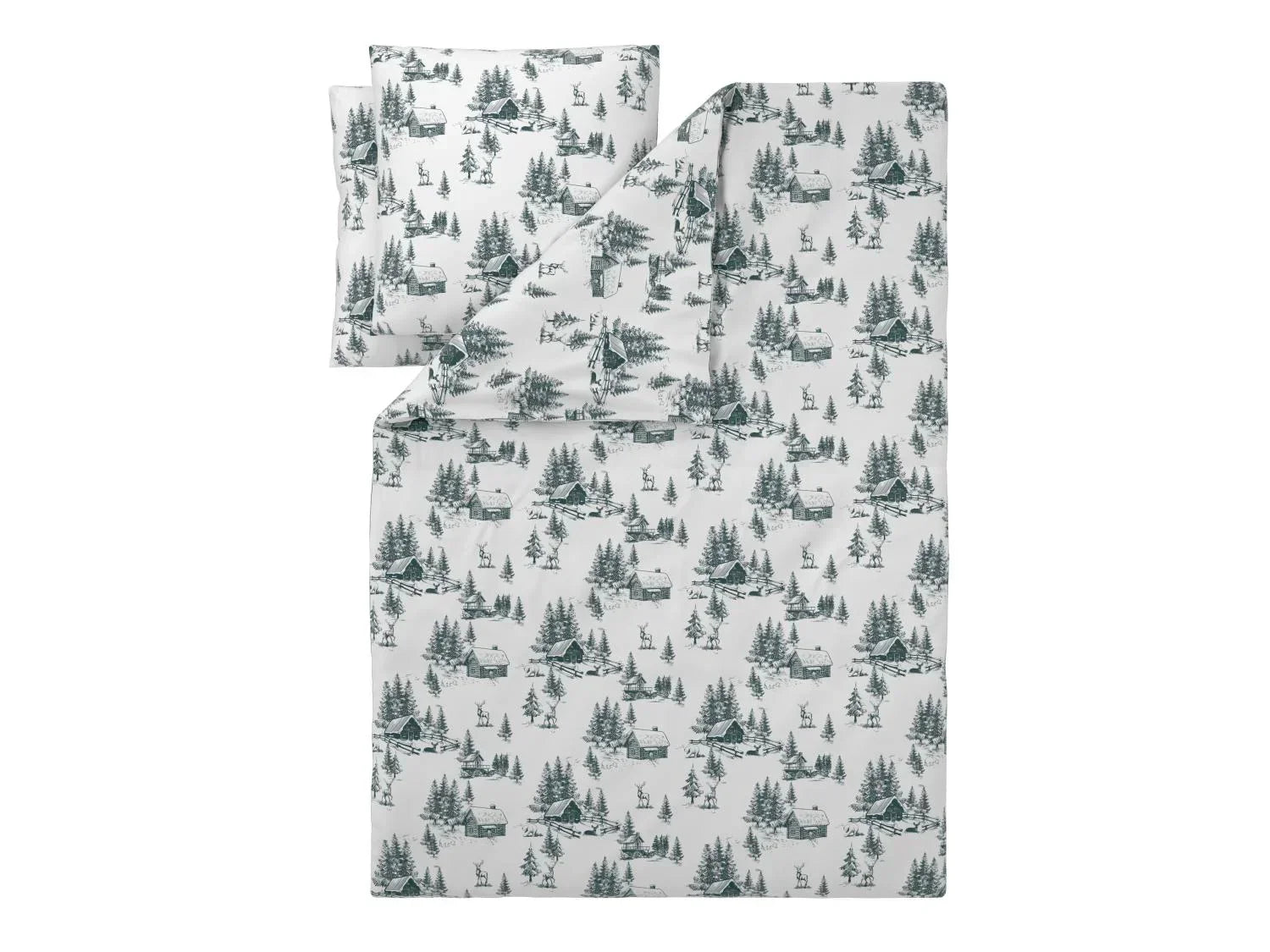 LIVARNO Parure de lit en flanelle, 260 x 240 cm