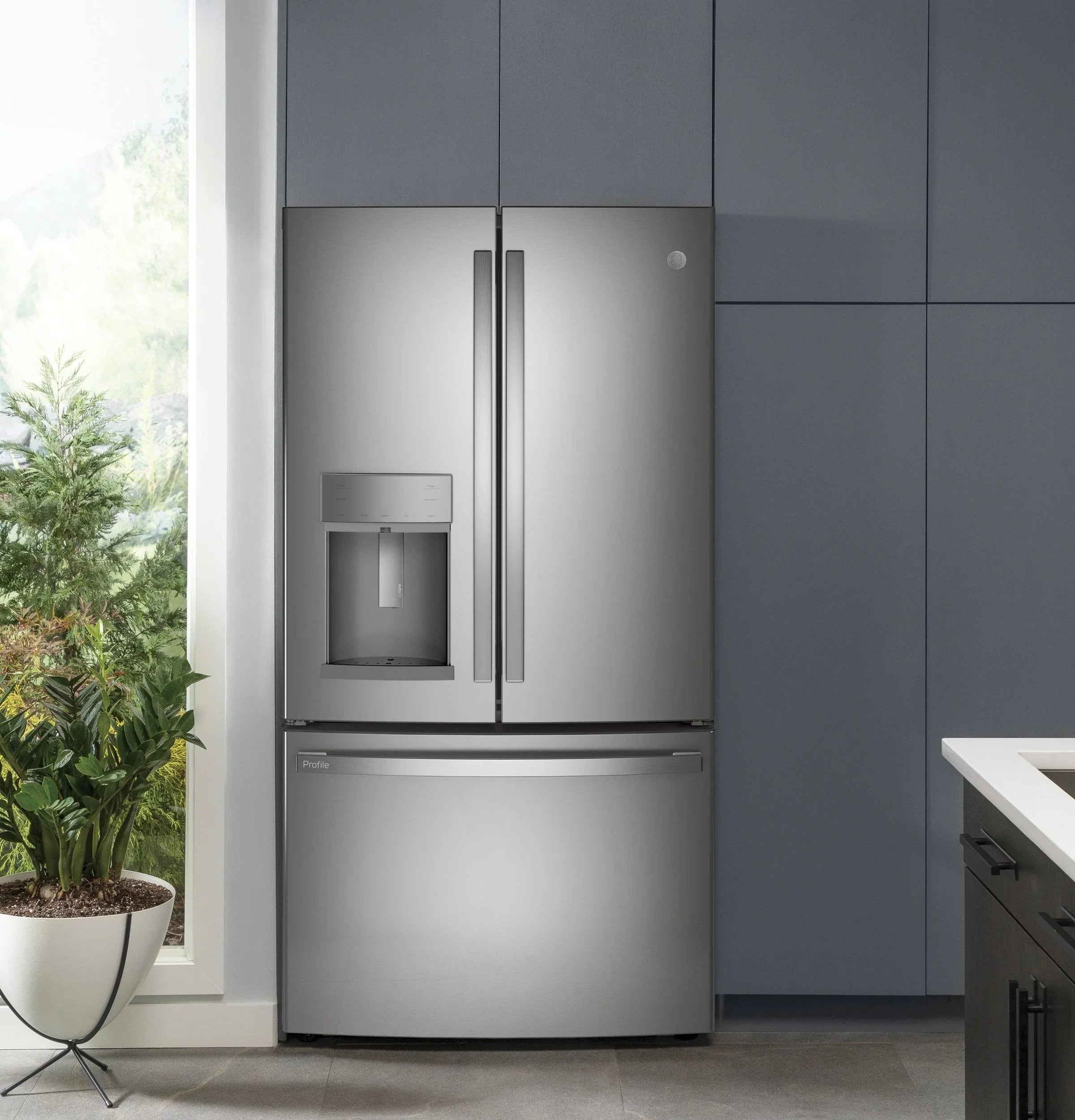 GE Profile Series ENERGY STAR® 27.7 Cu. Ft. Fingerprint Resistant French-Door Refrigerator