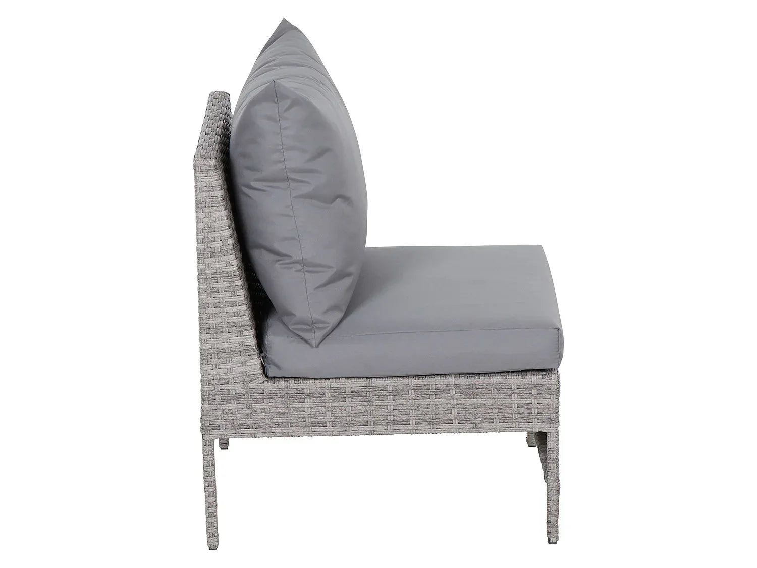 Gardamo Ensemble de jardin Vigo Lounge, 4 pices, gris