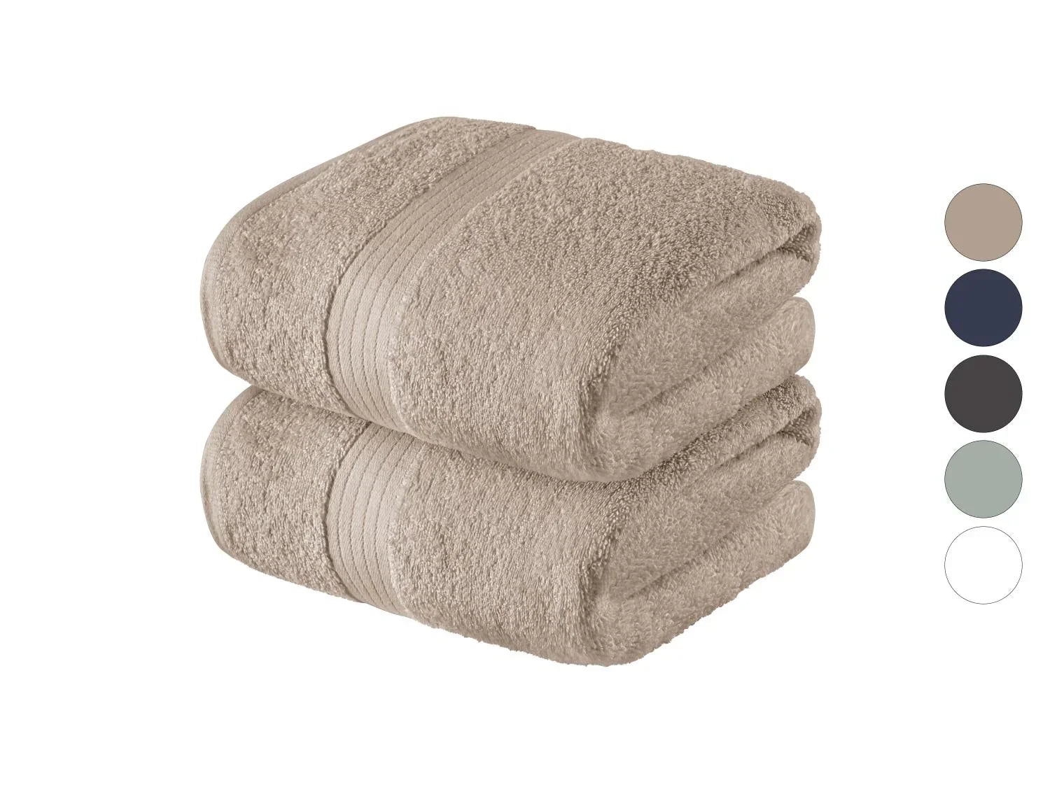 LIVARNO home Serviettes de toilette en ponge