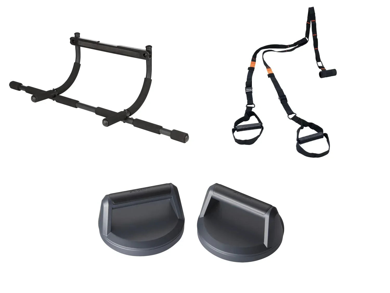 CRIVIT Barre de traction ou sangles de suspension ou poignes de pompes rotatives