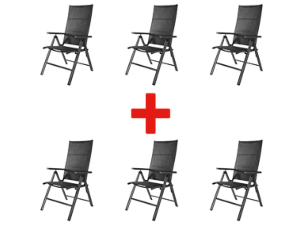 LIVARNO home Lot de 6 chaises hautes TORONTO