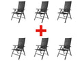 LIVARNO home Lot de 6 chaises hautes TORONTO