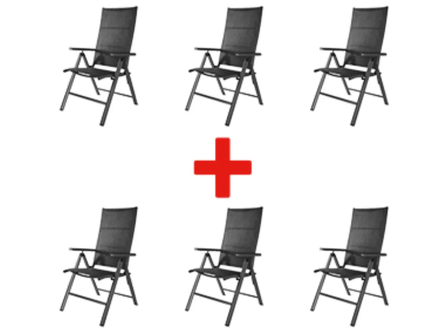 LIVARNO home Lot de 6 chaises hautes TORONTO