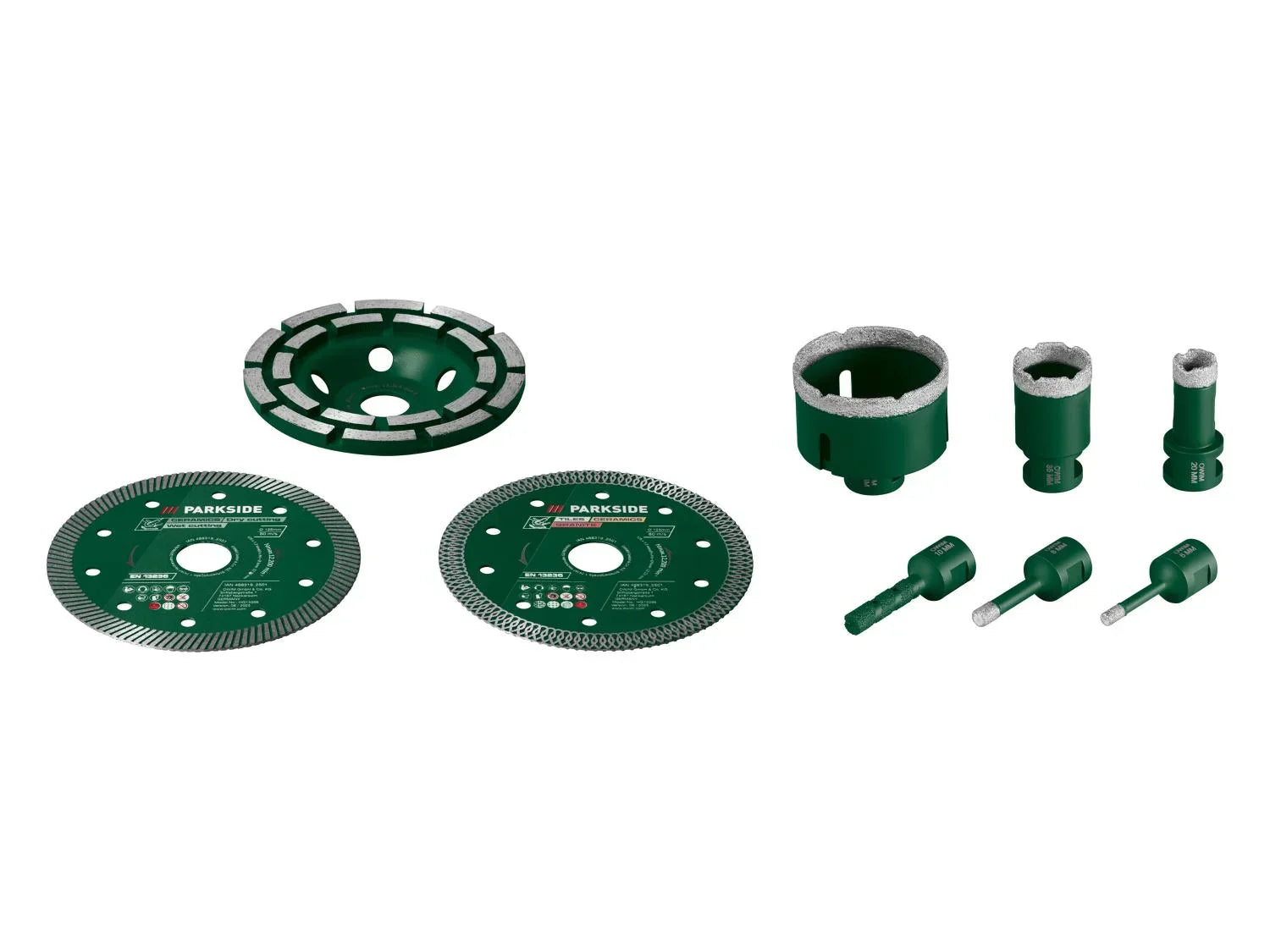 PARKSIDE Coffret  outils pour carrelage, 9 pices