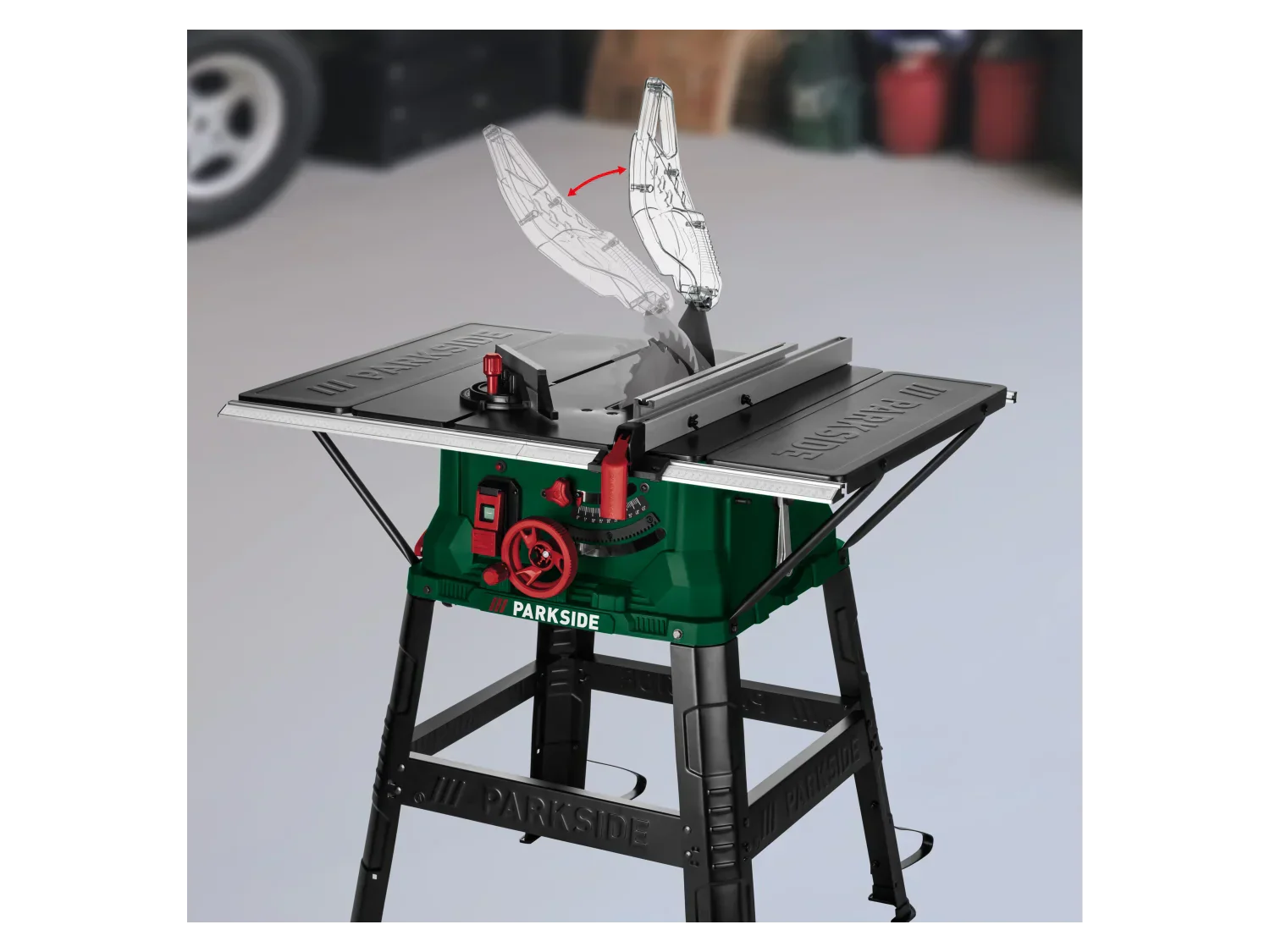 PARKSIDE Scie circulaire de table PTKS 2200 A1, 2200 W