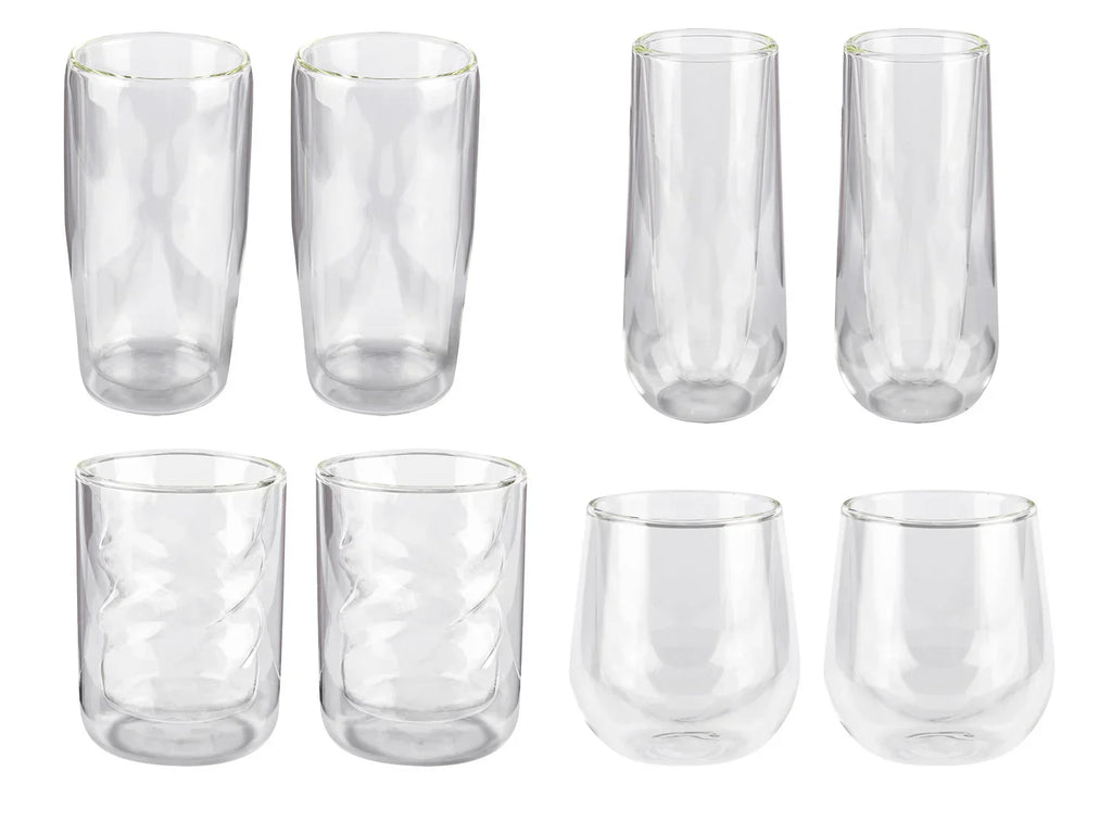ERNESTO Lot de 2 verres  double paroi