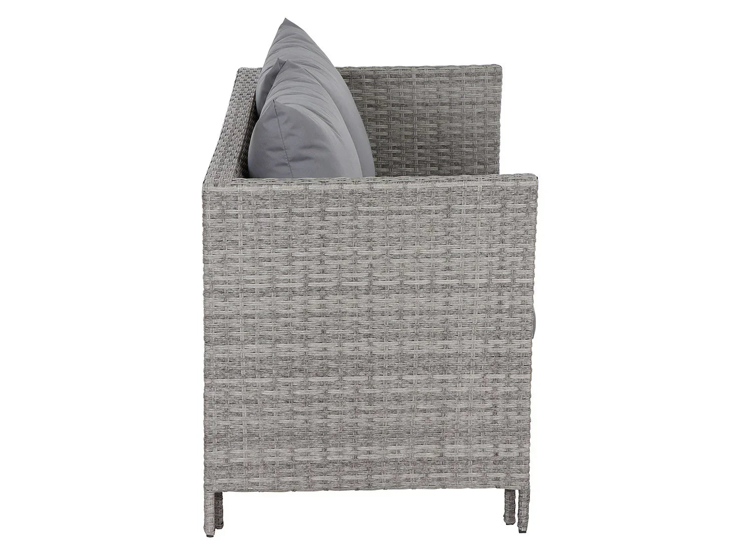 Gardamo Ensemble de jardin Vigo Lounge, 4 pices, gris