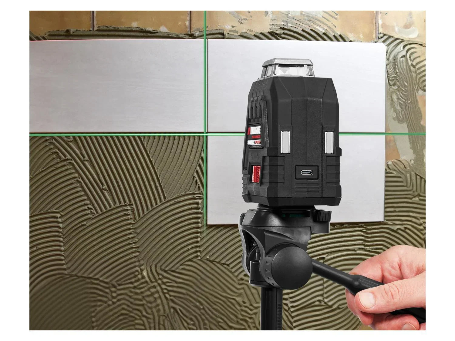 PARKSIDE PERFORMANCE Niveau laser en croix sans fil PKLLP 360 B3
