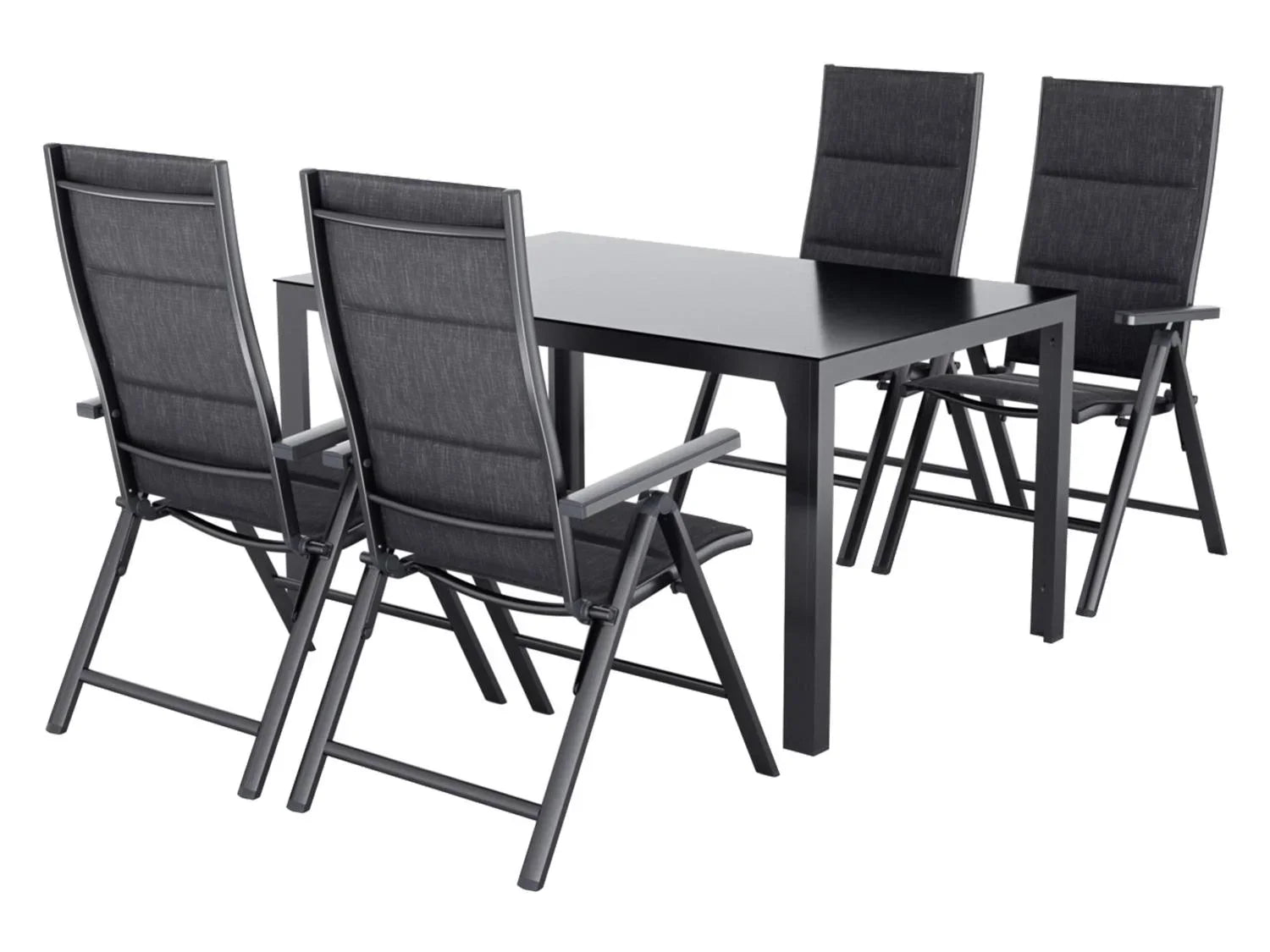LIVARNO Table de jardin + Lot de 4 fauteuils Toronto