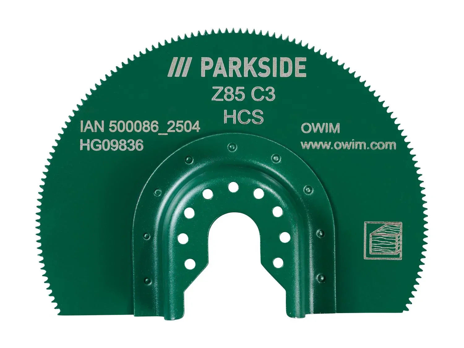 PARKSIDE Accessoire pour scie, Plateau de ponage ou Feuilles abrasives triangulaires